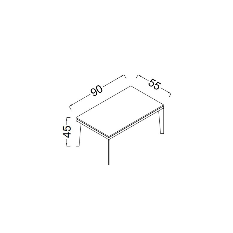 میز جلو مبلی اداری سینما چوب مدل پیوت - Thumbnail 1